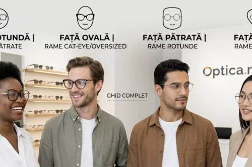 Cum alegi rama de ochelari perfectă în funcție de forma feței: Ghid Complet 2026