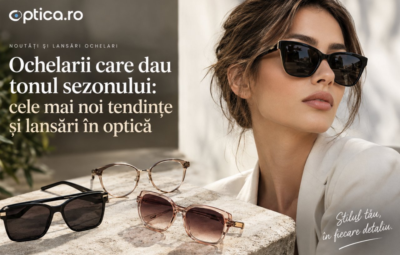 Ochelarii care dau tonul sezonului: cele mai noi tendințe și lansări în optică